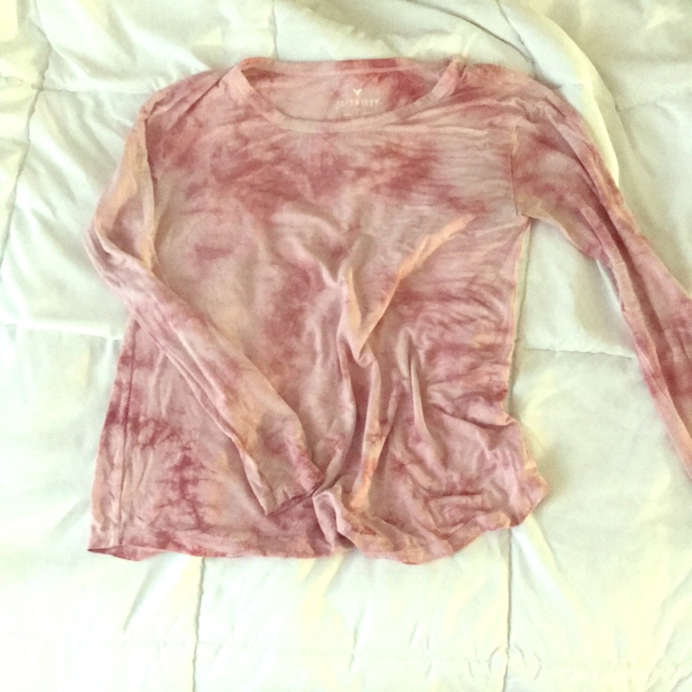 Long sleeve tie dye